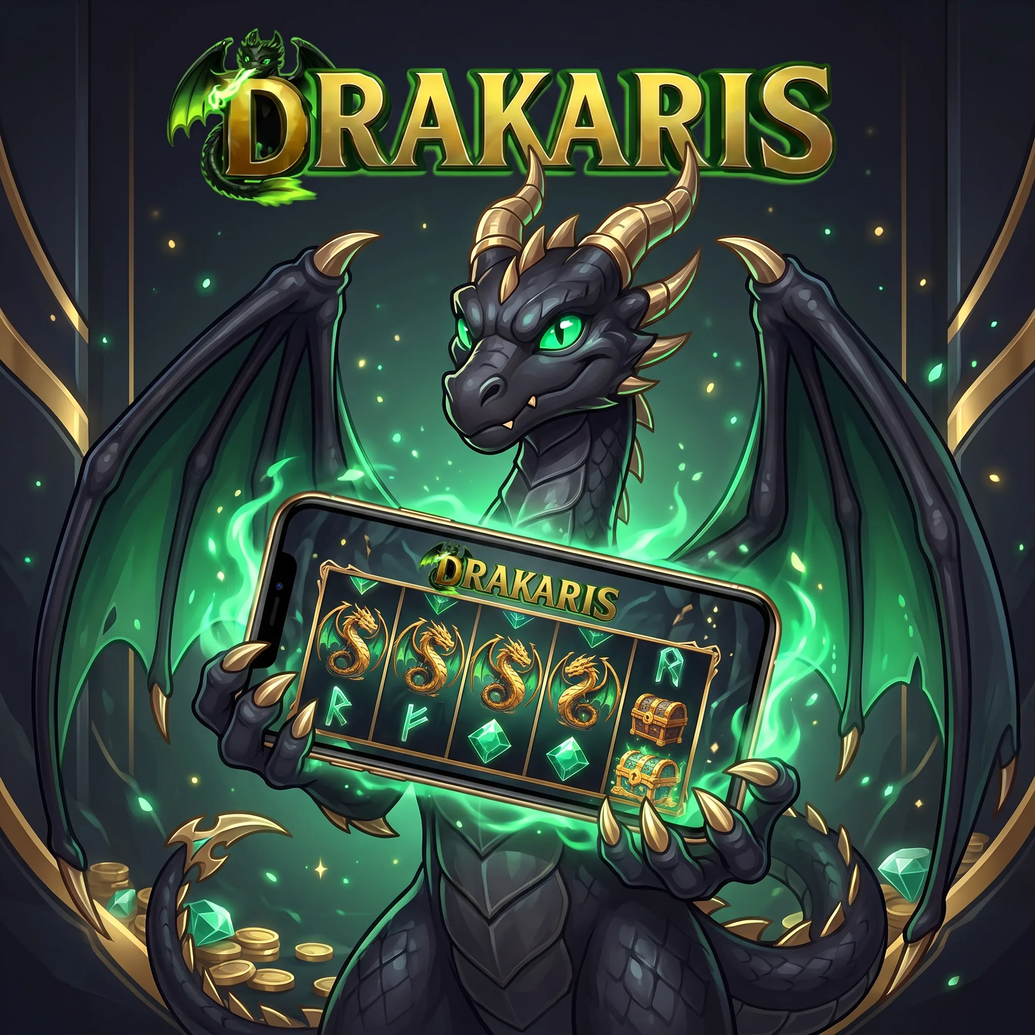 Drakaris Casino auf einem Smartphone